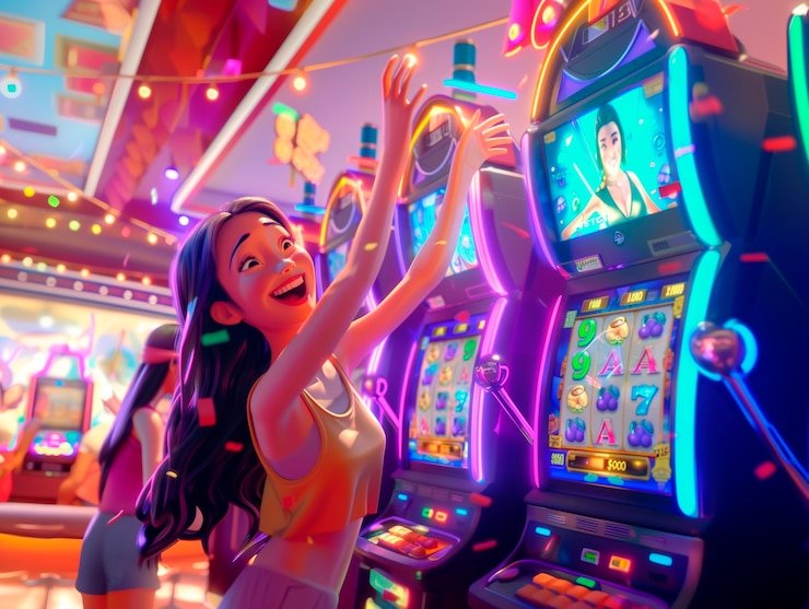 Antarmuka platform qqslot77 menampilkan permainan slot, kasino langsung, dan pasar olahraga